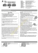 Предварительный просмотр 1 страницы Minolta Vectis GX-1 Instruction Manual