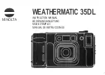 Предварительный просмотр 2 страницы Minolta WEATHERMATIC 35DL Instruction Manual