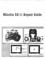 Minolta XD-11 Repair Manual предпросмотр