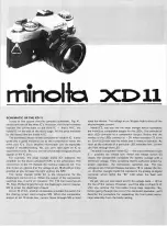 Предварительный просмотр 19 страницы Minolta XD-11 Repair Manual