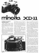 Предварительный просмотр 35 страницы Minolta XD-11 Repair Manual