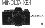 Предварительный просмотр 2 страницы Minolta XE-1 Owner'S Manual