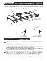 MINOURA AC-PRO Instruction Manual preview