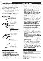 MINOURA BikeTower10 Instruction Manual preview