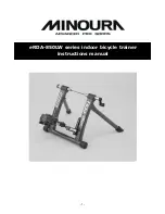 MINOURA eRDA-850LW series Instruction Manual preview