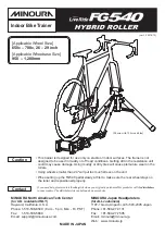 MINOURA FG540 HYBRID ROLLER Instruction Manual preview