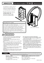 MINOURA FT-50W Instruction Manual предпросмотр