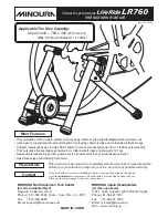 MINOURA LR760 Instruction Manual preview