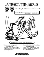 Предварительный просмотр 1 страницы MINOURA M70-R Instruction Manual