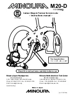 Preview for 1 page of MINOURA Minimag M20-D Instruction Manual