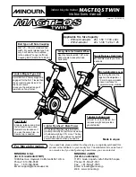 Preview for 1 page of MINOURA TWIN - V1.1E Instruction Manual