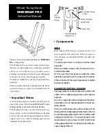 Preview for 1 page of MINOURA WORKMAN PRO Manual