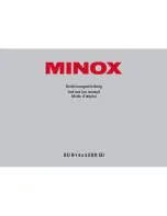 Minox BD 8-14 x 40 BR ED Instruction Manual preview