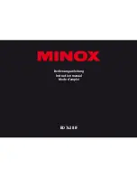 Minox BD7x28IF Instruction Manual предпросмотр