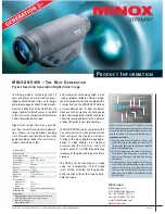 Preview for 1 page of Minox NV400 Product Information