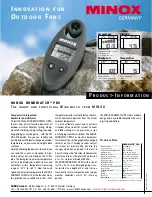 Preview for 1 page of Minox Windwatch Brochure