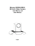 Preview for 1 page of minrray UV950-USB3.0 User Manual