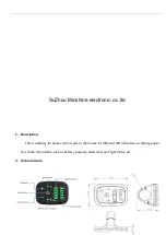 Preview for 2 page of Minshine E100 User Manual