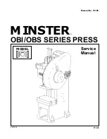 Предварительный просмотр 1 страницы Minster IOI Service Manual