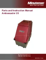 Minuteman Ambassador 20 Parts And Instruction Manual preview