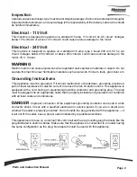 Предварительный просмотр 5 страницы Minuteman Asbestos C82904-01 Parts And Instruction Manual