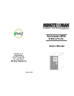 Minuteman BP24XL User Manual preview