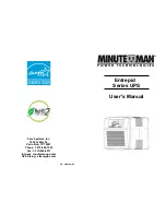 Minuteman Entrepid Series User Manual preview