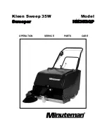 Minuteman Kleen Sweep 35W HM35BQP Operation Manual preview