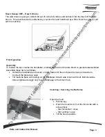 Preview for 8 page of Minuteman Kleen Sweep 35W Instruction Manual