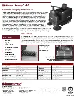 Preview for 2 page of Minuteman Kleen Sweep 40 Quick Start Manual