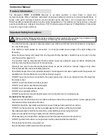 Предварительный просмотр 3 страницы Minuteman m12110 Instruction Manual