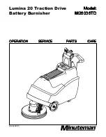 Предварительный просмотр 1 страницы Minuteman M26036TD Operation Service Parts Care