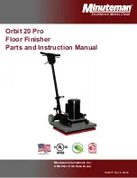 Minuteman Orbit 20 Pro Parts And Instruction Manual preview