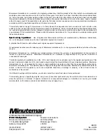 Preview for 23 page of Minuteman PowerBoss 26 Series Operation Service Parts Care