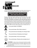 Preview for 3 page of Minuteman PRO-E User Manual