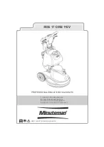 Preview for 1 page of Minuteman ROS 17 ORB 115V Use And Maintenance Manual