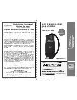 Minuteman S10-115 Safety, Operation And Maintenance Manual With Parts List preview