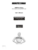 Minuteman SNMP-32 Series User Manual предпросмотр