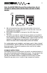 Preview for 13 page of Minuteman XRT Series User Manual