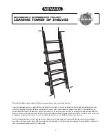 Preview for 1 page of Minwax LEANING TOWER OF SHELVES Quick Start Manual