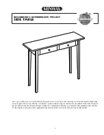 Preview for 1 page of Minwax WOODWORKS: INTERMEDIATE PROJECT SIDE TABLE Instructions Manual