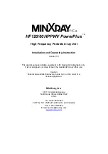 MinXray PowerPlus HF120/60HPPWV Installation And Operating Instruction preview