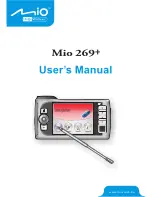 Mio 269+ User Manual preview