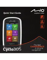 Preview for 1 page of Mio Cyclo 305 Quick Start Manual