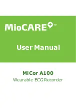 Предварительный просмотр 1 страницы MIOCARE MiCor A100 User Manual