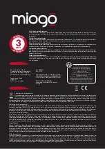 Preview for 46 page of miogo MTB1 User Manual