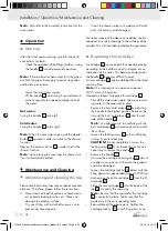 Preview for 20 page of Miomare 274849 Assembly, Operating And Safety Instructions