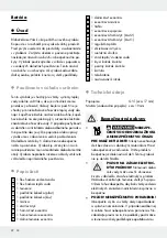 Preview for 22 page of Miomare 285105 Assembly, Operating And Safety Instructions