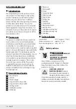 Предварительный просмотр 12 страницы Miomare 353022 2007 Operation And Safety Notes