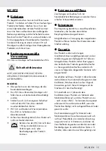 Preview for 15 page of Miomare 353239 2007 Assembly And Safety Advice